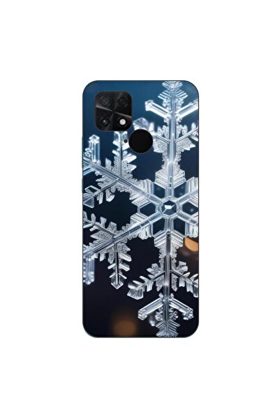 OEM Case compatible with Xiaomi Poco C40 Silicone Gel Tpu Model Big Snowflake