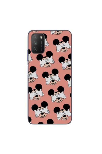 OEM Case compatible with Xiaomi Poco M3 Silicone Gel Tpu Mickey Pattern Peek ...