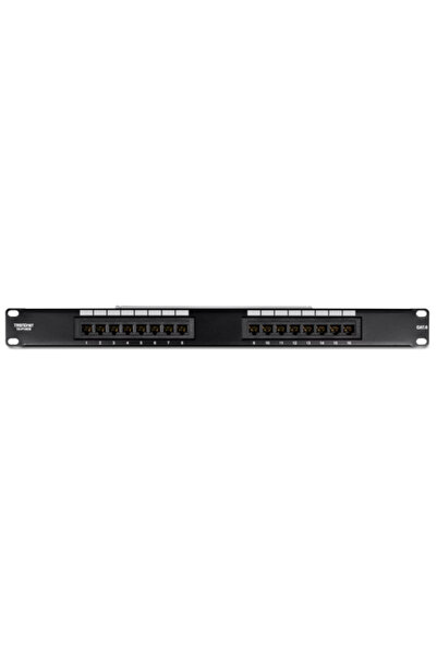 TRENDnet 16-port RJ45 UTP Cat6 Patch Panel - TC-P16C6