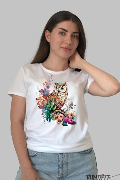 GILDAN Tricou Cu Bufnita Viu Colorat