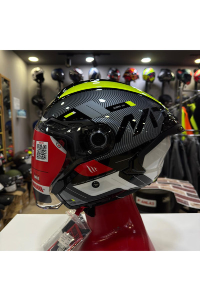 MT Cosmo SV Silence B3 Parlak Açık Kask