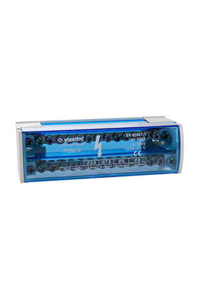 PLASTIM Electrical distribution block, 2x15 poles, 125A - PDB215