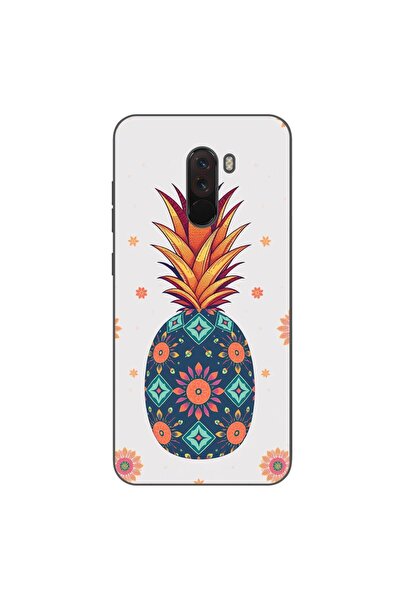 OEM Θήκη συμβατή με Xiaomi Pocophone F1 από σιλικόνη gel TPU με σχέδιο λουλου...