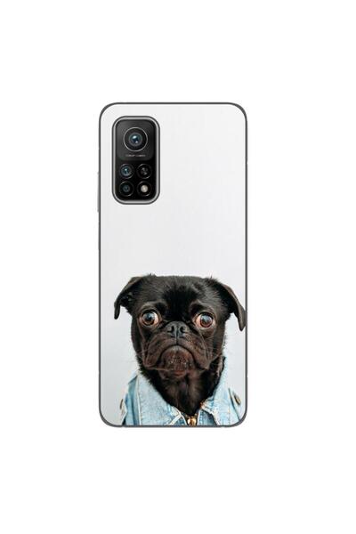 OEM Case compatible with Xiaomi Mi 10T Pro 5G Silicone Gel Tpu Pattern Pug Fa...