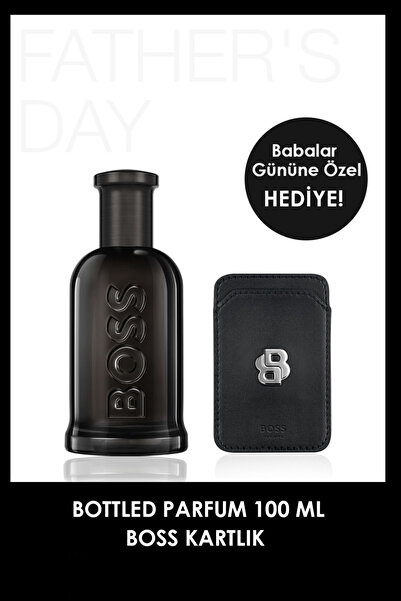 BOSS Bottled Parfum 100 ml + Kartlık Erkek Parfüm Set