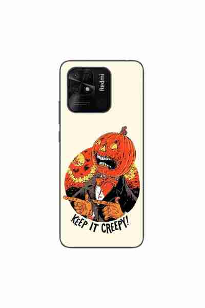 OEM Case compatible with Xiaomi Redmi 10C Silicone Gel Tpu Pattern Halloween ...