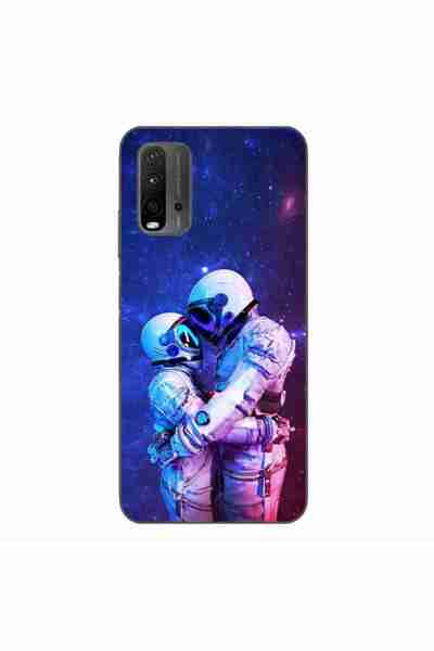 OEM Case compatible with Xiaomi Redmi 9T Silicon Gel Tpu Model Astronauts Couple