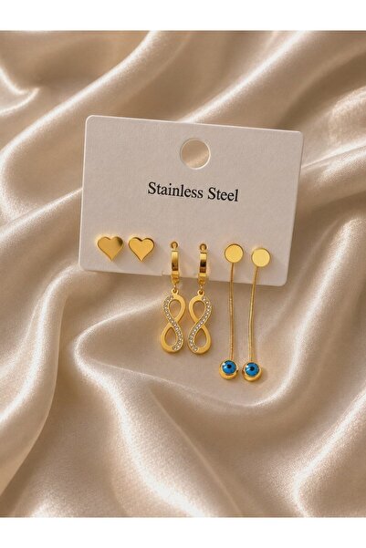 IAMIRA Top Bottom Set of earrings, plated