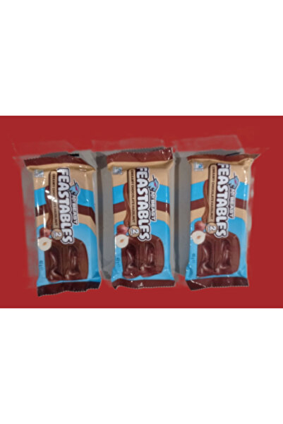 Feastables Mr Beast Kremalı Çikolatalı Fındıklı Bar 3'lü 40g x 3