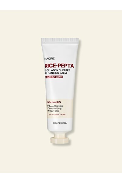 Nacific Rice Pepta Collagen Sherbet Cleansing Balm 80g | Makyaj & SPF Temizle...
