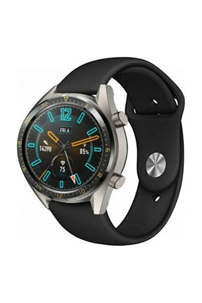 OEM Λουράκι Σιλικόνης με Καρφίτσα Μαύρο (Huawei Watch GT/GT Pro 2/3/4/5 / Ult...