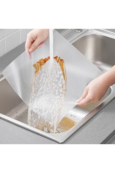 Eco Lounge Şeffaf Kaydırmaz Dolap İçi Raflık Örtüsü 45x300 cm PVC EVA Kesilebilir Koruyucu Mat