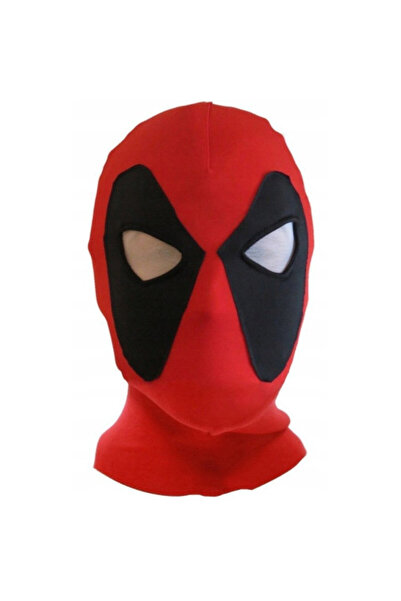 OEM Masca din material textil, costum de supererou Deadpool, rosu/negru