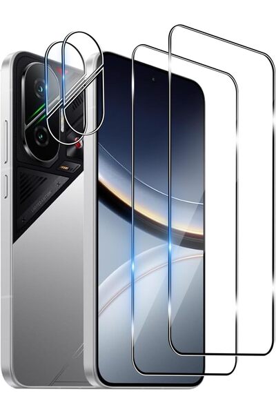 aheaks Poco F7 Compatible Fingerprint Activated Nano Glass Screen Protector, ...