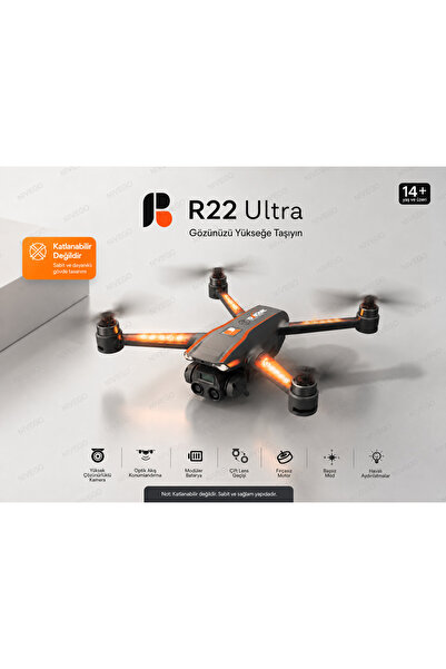 Nivego Nvg R22 Ultra Drone HD Kamera | Çift Kameralı Drone | Fırçasız Motor |...