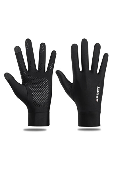 Choice1 L Black Men's and Women's Touch Screen Anti Slip Gloves Outdoor Fishi...