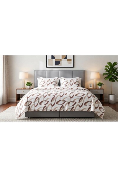 MayHome Σετ Πάπλωμα Polycotton Μονό (Π: 160cm x Μ: 240cm) – 2520946531 Γεωμετ...