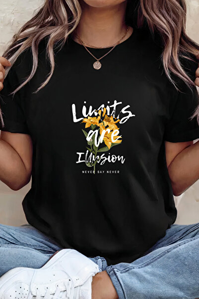 Sarah's Boutique Women's T-shirt – 100% cotton – Limits Illusion