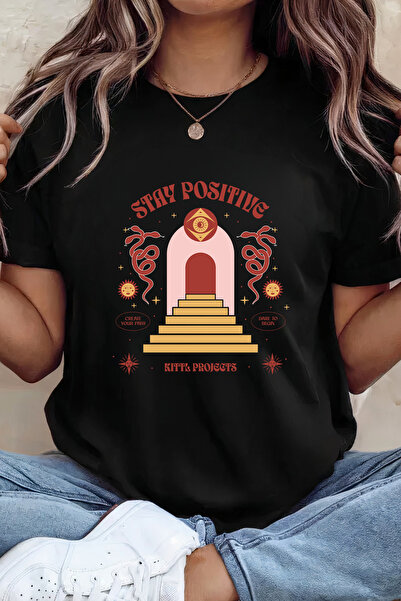 Sarah's Boutique Women's T-shirt – 100% cotton – Stay Positive