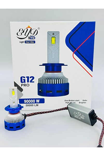 EYD led light G12 pro H7 LED Bulbs (6000K) Premium G12 H7 LED bulbs deliverin...