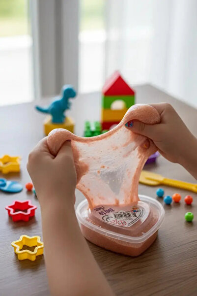 Miniso Sino Simli Slime Play Gel 140 Gr – Shiny Flexible Texture with Heart Box