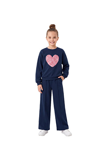 Bidani - Sweetheart Cozy Lounge Set - Multicolor - 8Y to 12Y