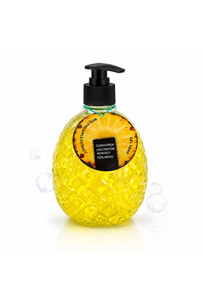 Tasty Sapun lichid gel pentru maini, Clean & Fresh, Ananas, 500 ml, cu extrac...