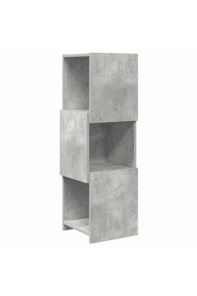 vidaxl Dulap de colț Gri din beton 30,5x30x95cm Lemn compozit