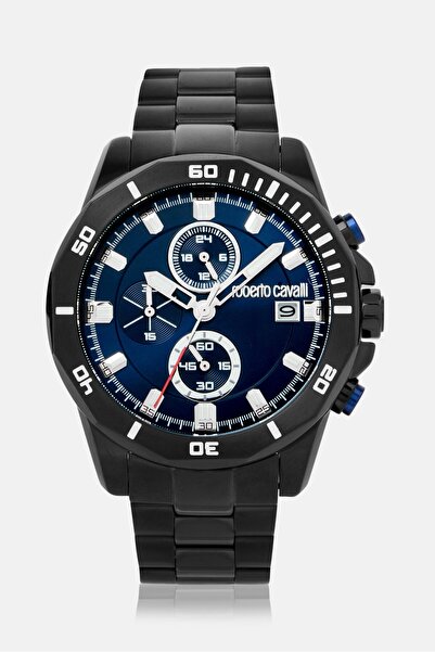 Roberto Cavalli Men RC5G109M0085 Staionless Steel Multifunctional Analog Watc...