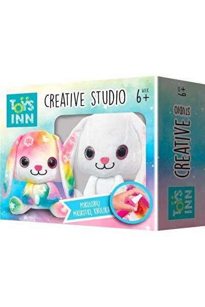 Stnux Creative Studio Coloring Rabbit Kit, 20 x 15 cm, White