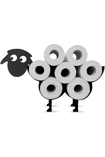 Arabest Toilet Paper Holder,Metal Sheep Design,7-Roll Storage,Free Standing,W...