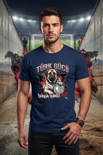remonz Men's 2026 World Cup Fan Kangal Printed Short Sleeve T-Shirt