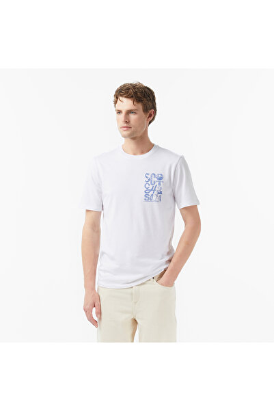 Scotch & Soda Scotch&Soda Regular Fit Left Chest Logo Erkek Beyaz T-Shirt
