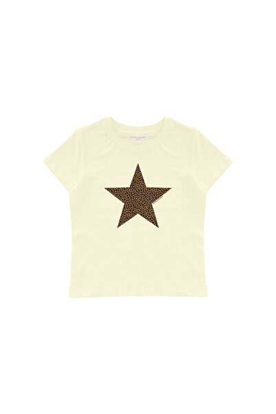 lethestudios Leopard Baskılı Baby Tee Crop Top