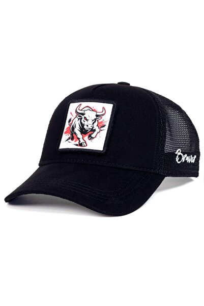 Braver Collection Braver Boğa Logolu Trucker Şapka
