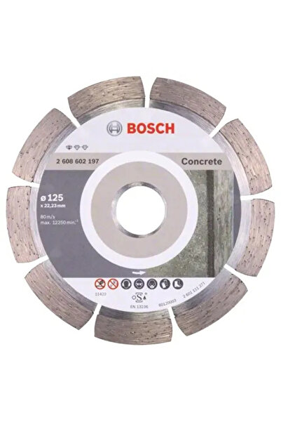 Bosch Στάνταρ Διαμαντόδισκος για Σκυρόδεμα, 125 x 22.23 x 1.6 x 10 χιλ.