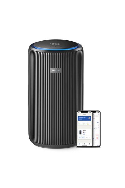 Philips Series 4200 AC4221/11 Air Purifier, 156 m², HEPA NanoProtect, Black