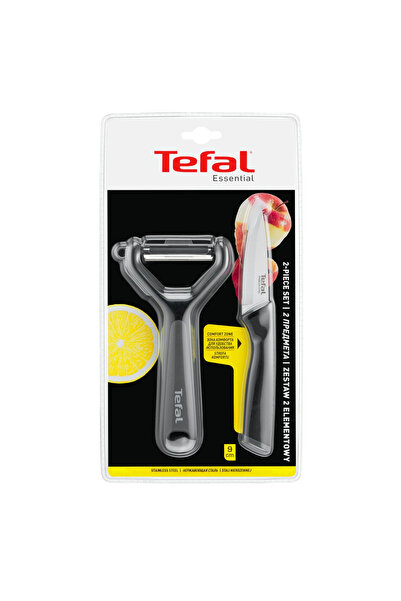 TEFAL Set de 2 accesorii esențiale K2212S55, curățător de legume și fructe, c...
