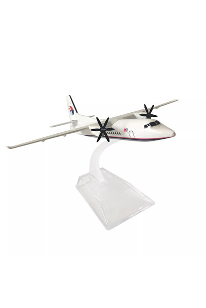 OEM Model de avion Fokker FK-50 din Malaezia, metal, 16 cm, scară 1:400