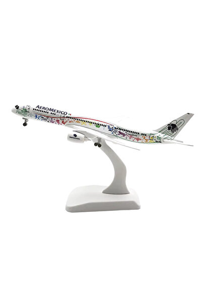 OEM Model de avion Aeromexico Boeing Dreamliner B787, metal, 20 cm, scară 1:250