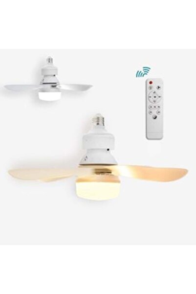 Avec Ventilator de tavan cu lustră, cu pale și telecomandă, 30 W