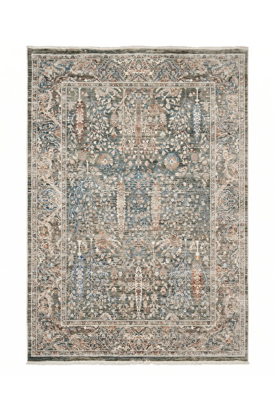 Vamos PERU Vintage Modern Dokuma Salon Oturma Odası Halısı