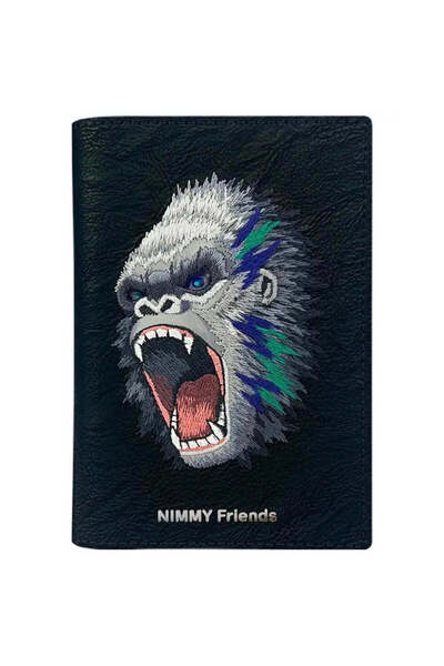 Nimmy Husă pentru pașaport/portofel Raptor Gorilla - negru