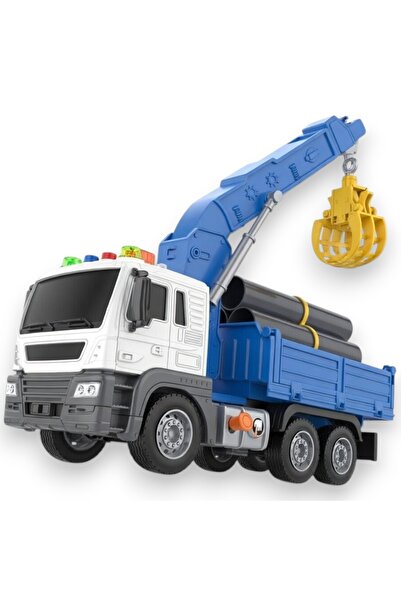 Avaleea Camion cu Brat Mobil Scara 1:16, Jucarie Interactiva, Utilaj de Const...