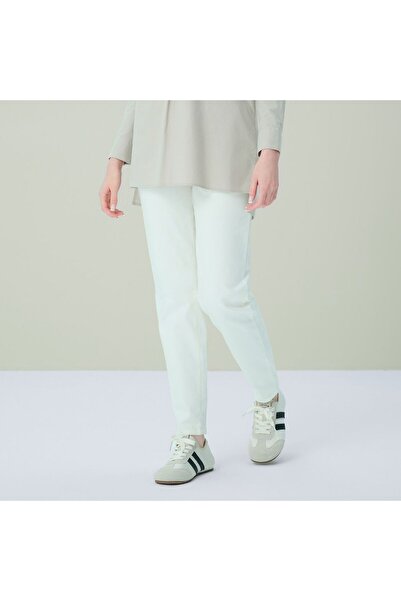 Giordano Women’s High-Waist Twill Regular Tapered Fit Pant