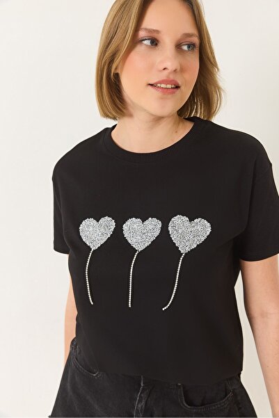 Hiccup Tricou cu guler rotund brodat