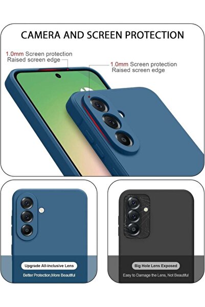 YoYoTech Samsung Galaxy A37 5G Case Cover Soft Silicone Slim fit TPU, Matte, Shockproof, Anti-fingerprint