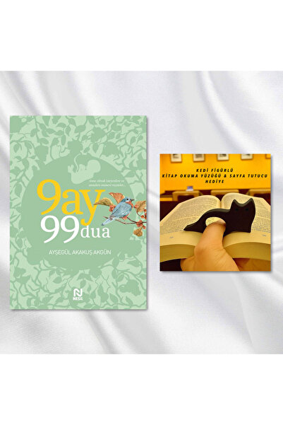 Nesil Yayınları 9 AY 99 DUA / KEDİ FİGÜRLÜ KİTAP OKUMA YÜZÜĞÜ & SAYFA TUTUCU ...