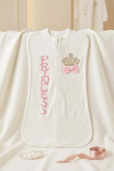 dinamik çocuk 0-3 months newborn baby girl swaddle sleep sack zippered prince...