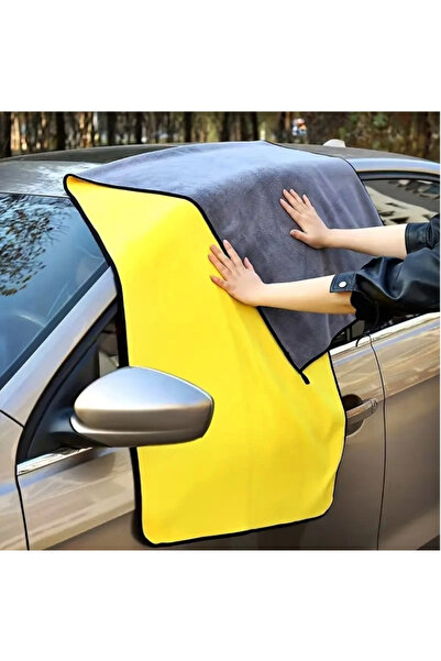 AFM Prosop auto din microfibră premium 800GSM 160x60 cm pentru ștergere și us...